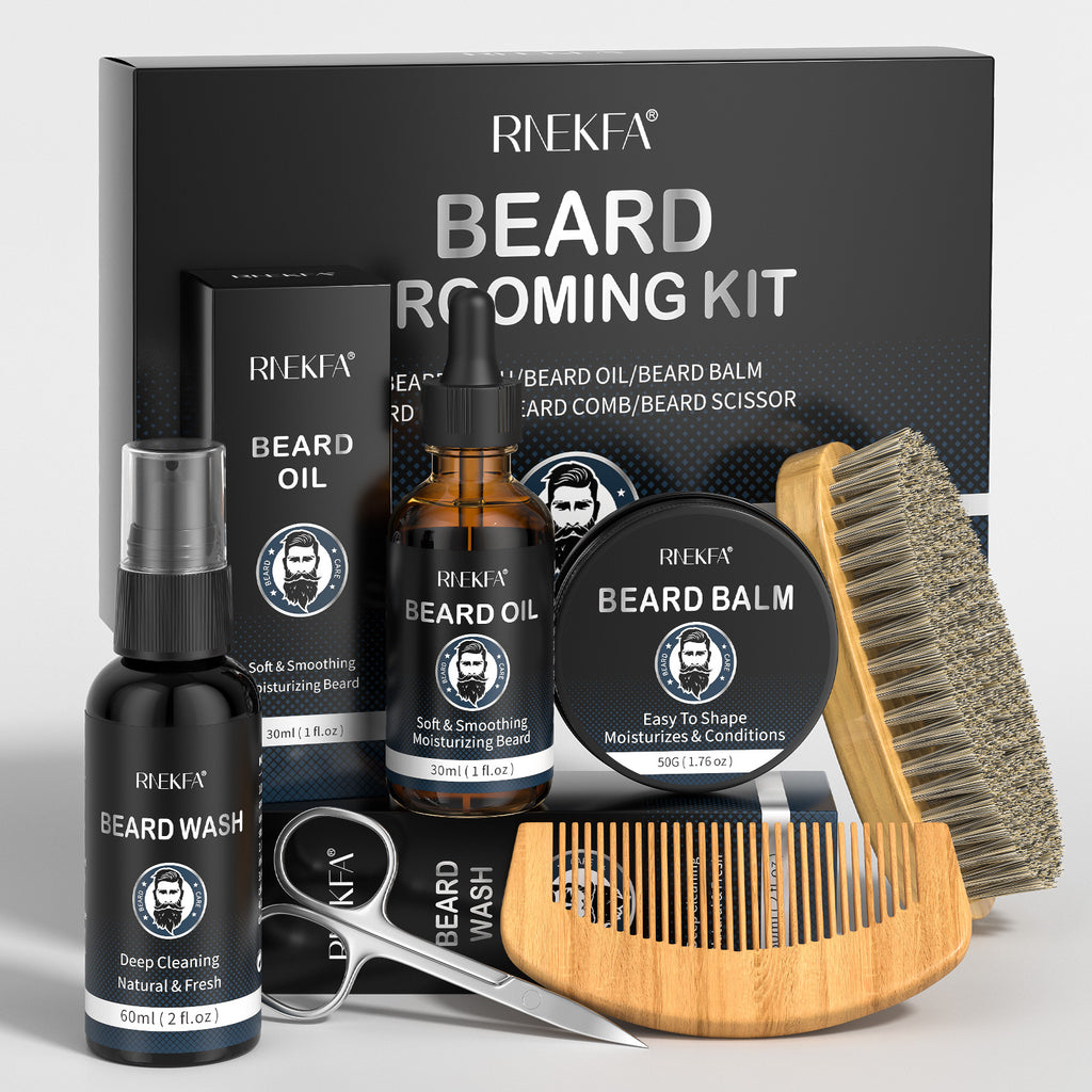 Beard Kit for Men with Natural Oil - Grooming Kit