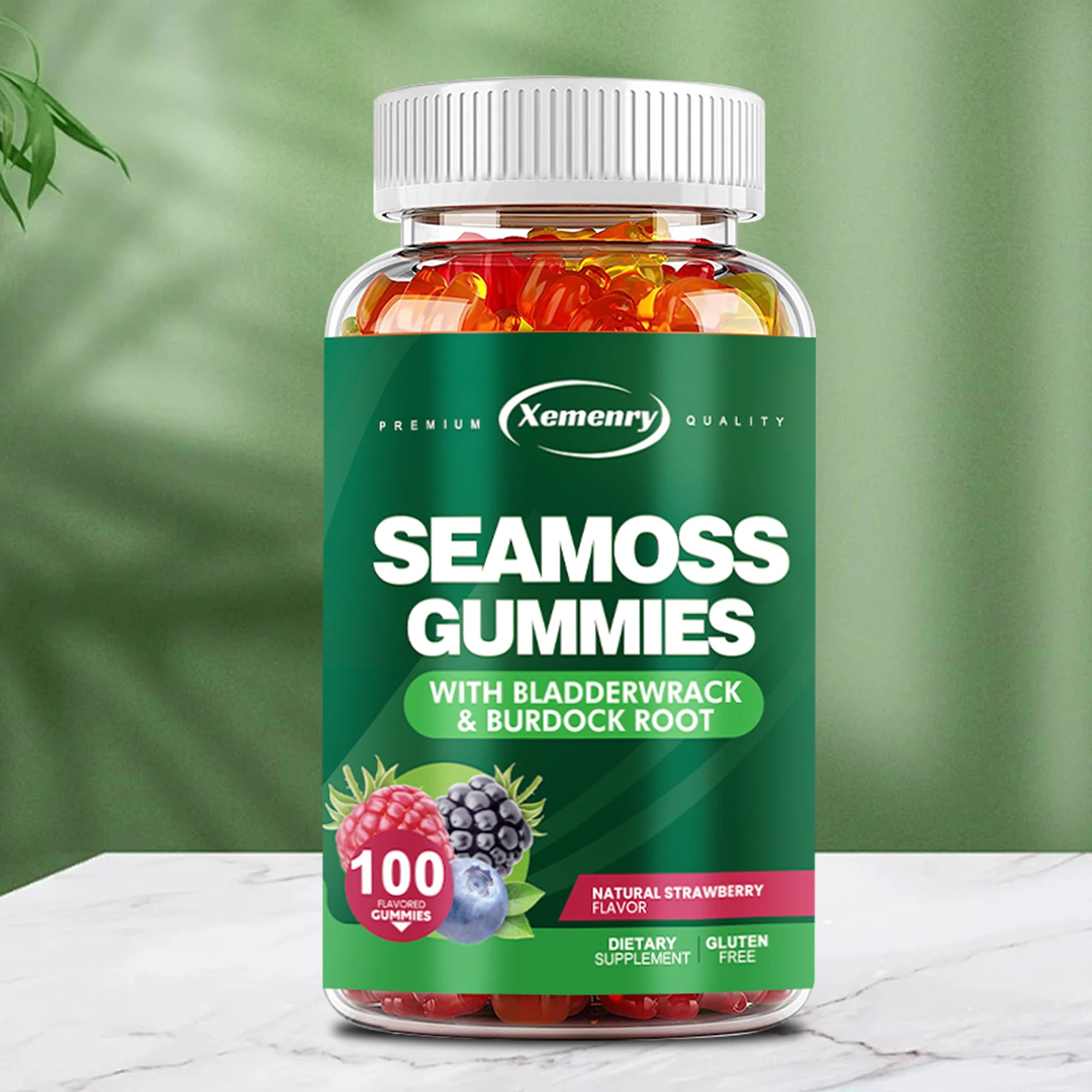 SEAMOSS Gummies - with Bladderwrack, Burdock Root - Immune Health