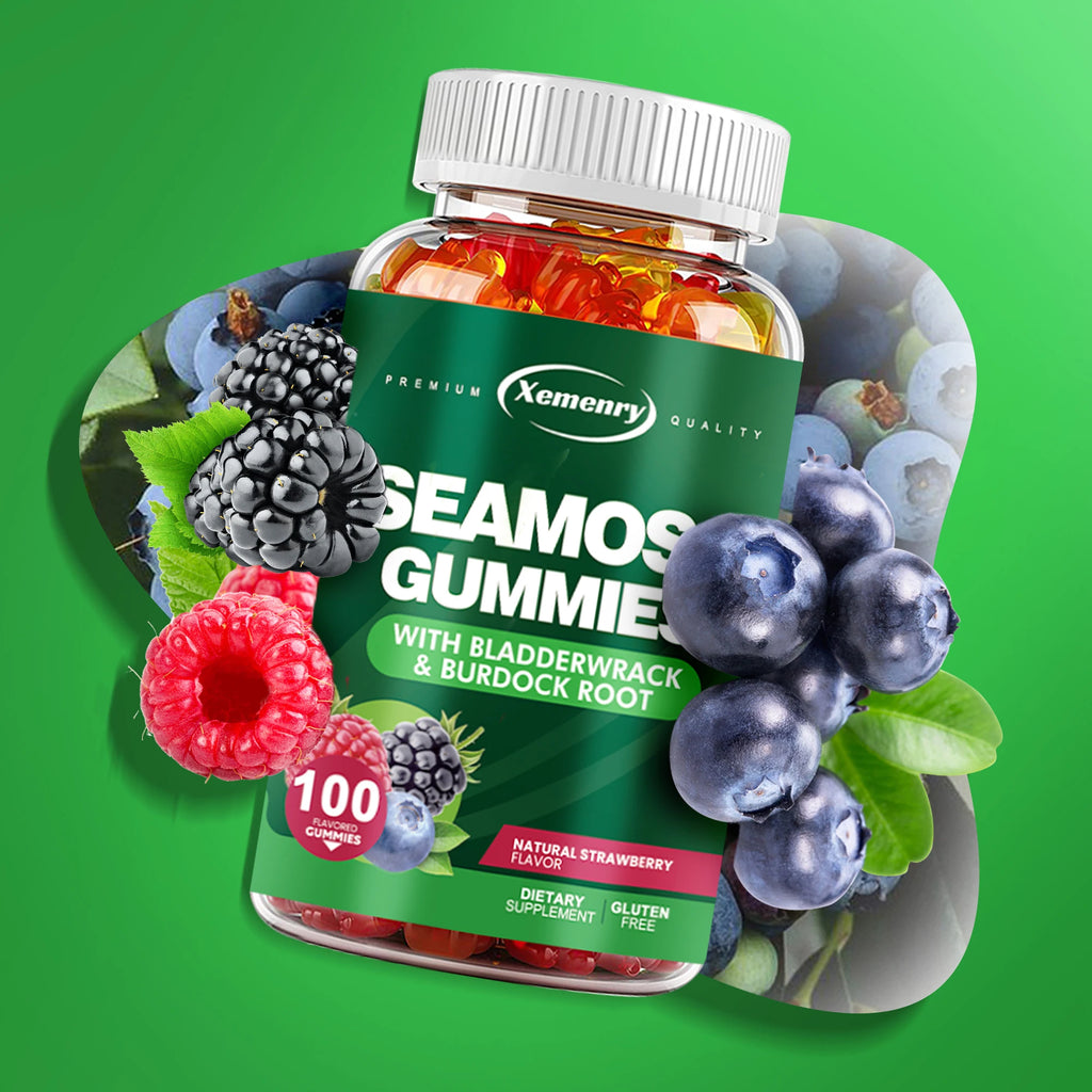 SEAMOSS Gummies - with Bladderwrack, Burdock Root - Immune Health