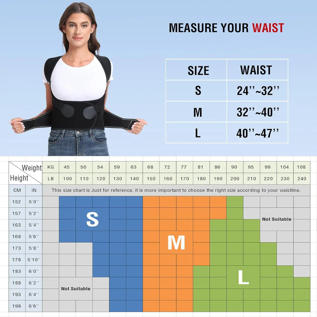 Posture Corrector - Adjustable Shoulder Posture Brace