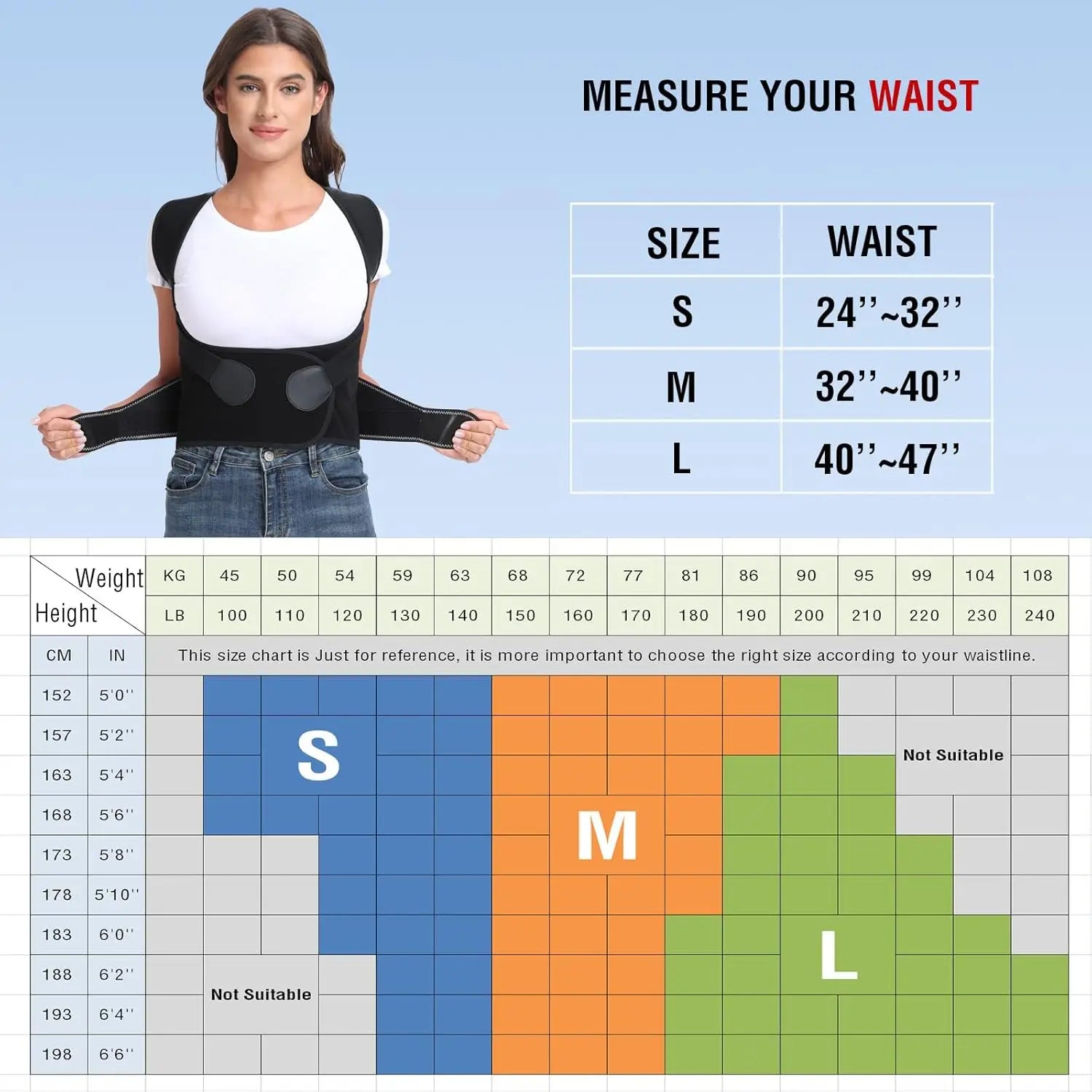 Posture Corrector - Adjustable Shoulder Posture Brace