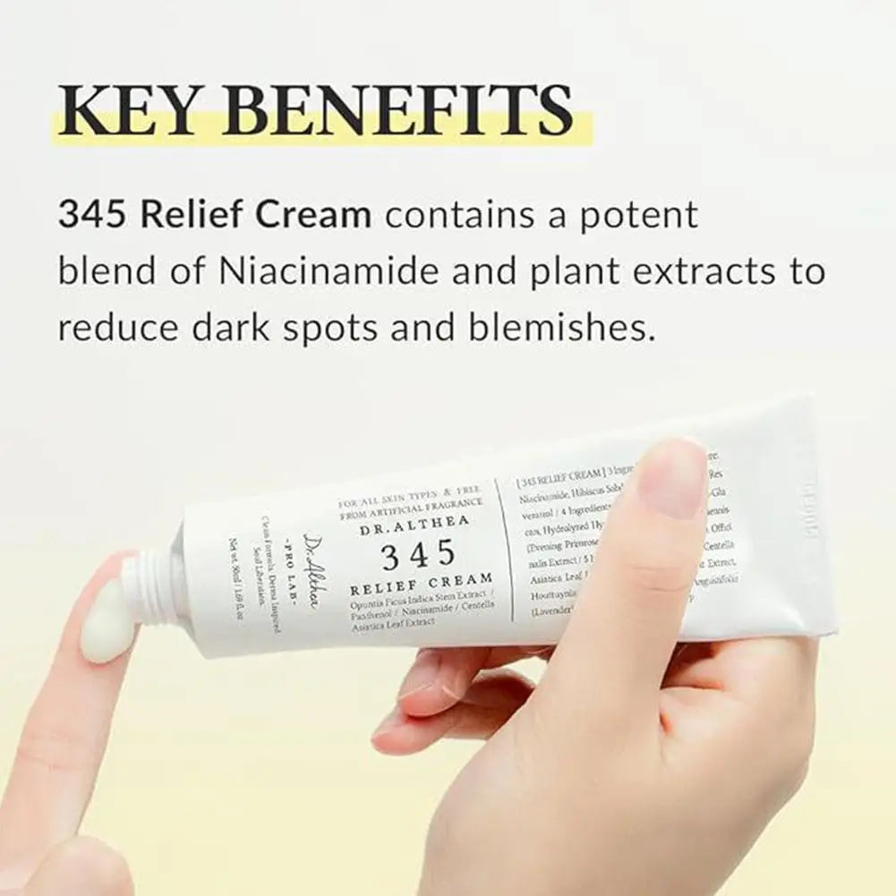 Korean Skin Care -  Intensive Repair 345 Relief Cream, Cleansing Balm