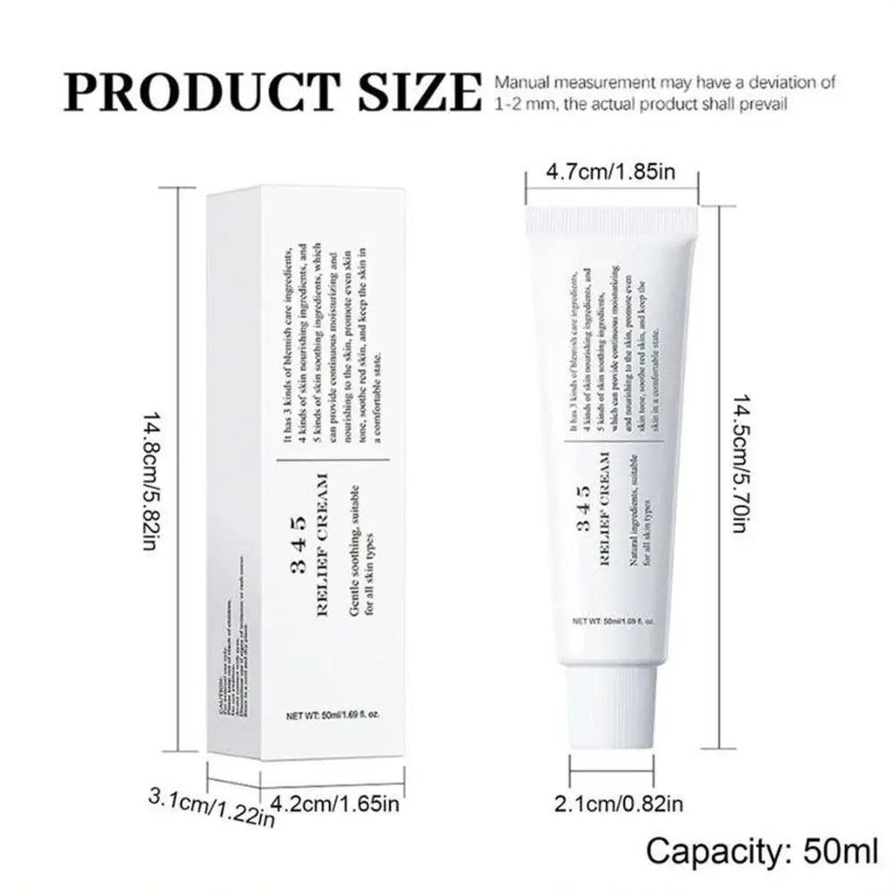 Korean Skin Care -  Intensive Repair 345 Relief Cream, Cleansing Balm