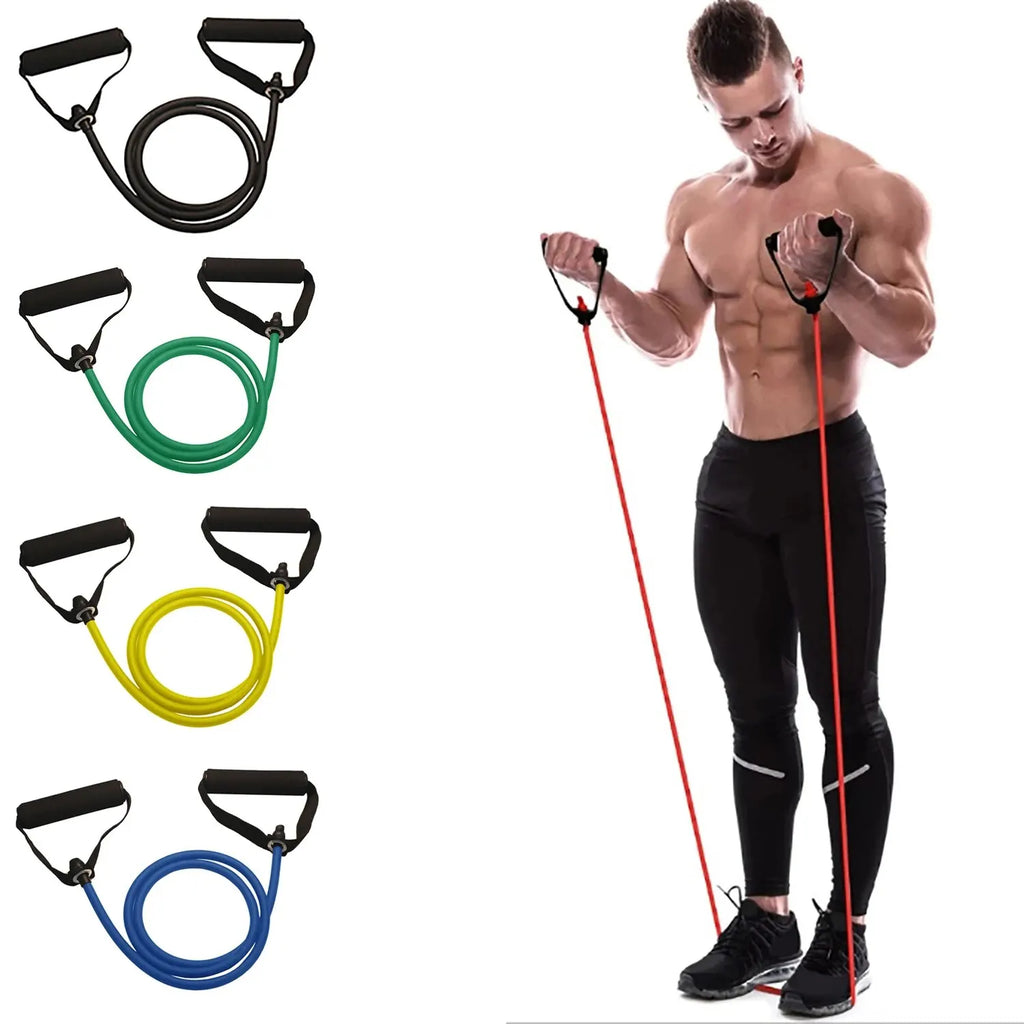 Resistance Bands With Handles, Strength Training Equipment At Home