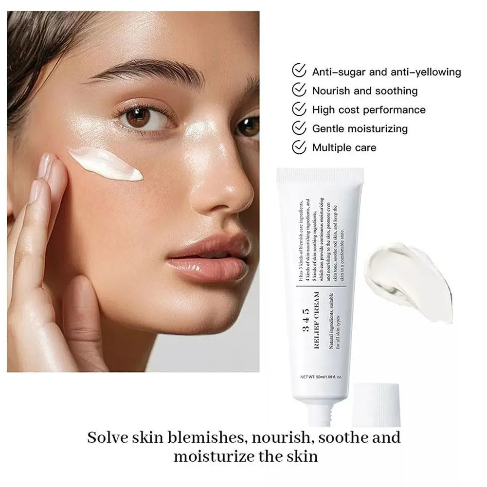 Korean Skin Care -  Intensive Repair 345 Relief Cream, Cleansing Balm