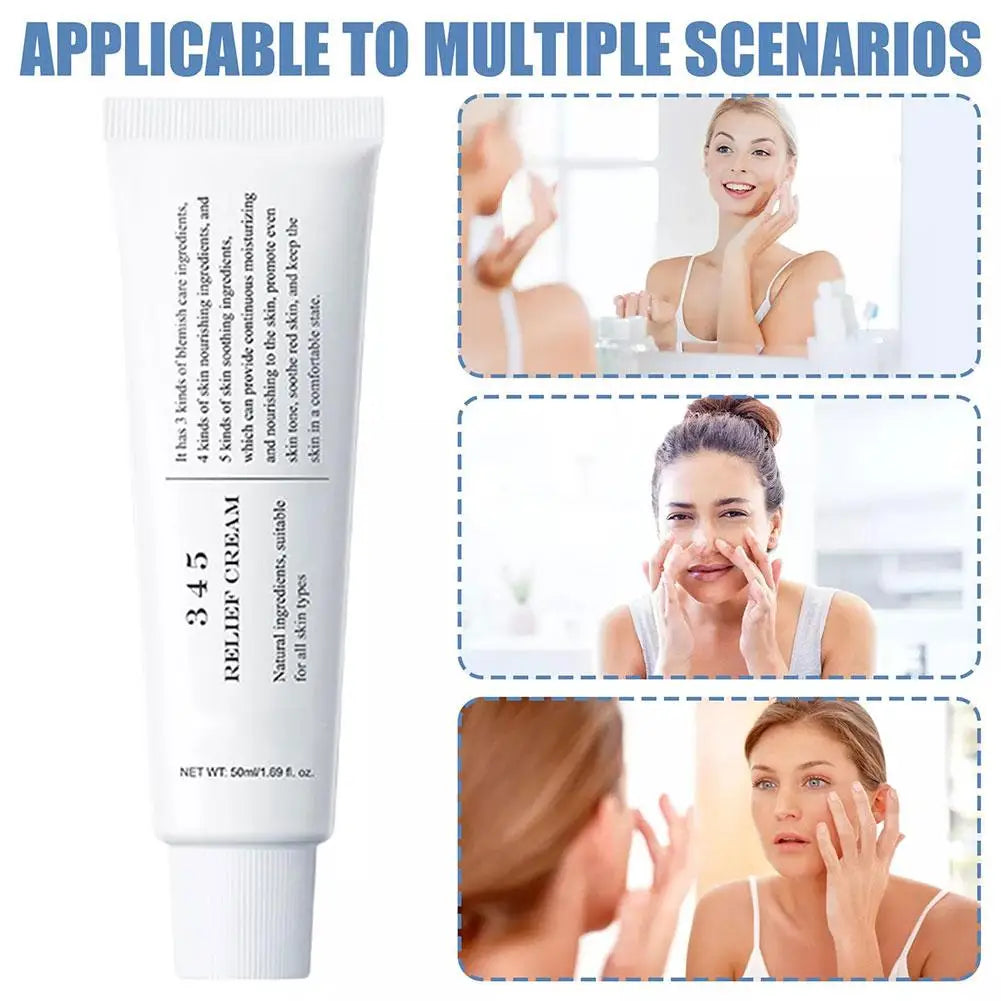 Korean Skin Care -  Intensive Repair 345 Relief Cream, Cleansing Balm