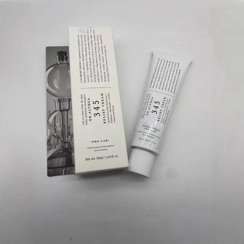 Korean Skin Care -  Intensive Repair 345 Relief Cream, Cleansing Balm
