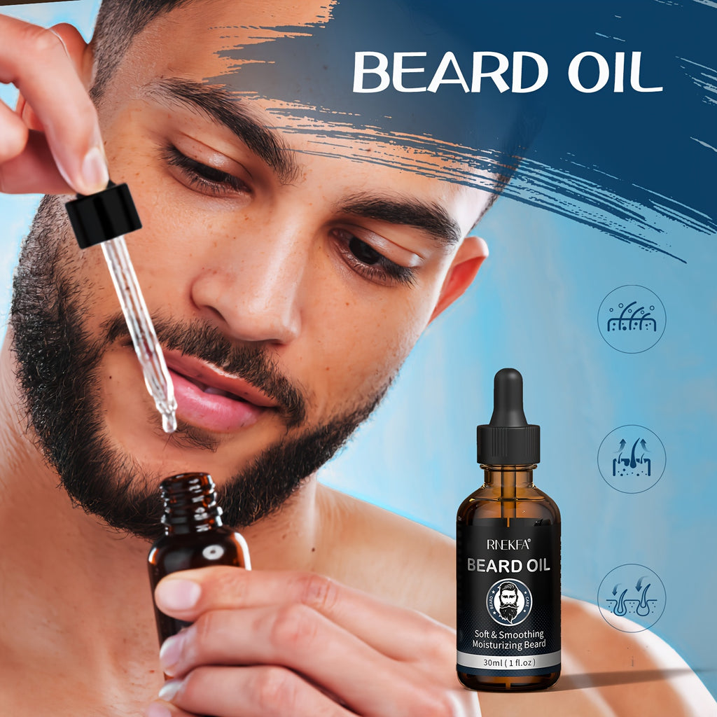 Beard Kit for Men with Natural Oil - Grooming Kit